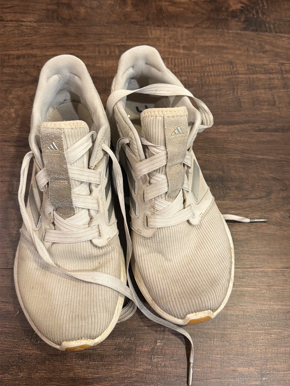 adidas Women's Beige Corduroy Sneakers